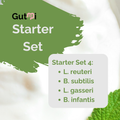 L. reuteri + B. subtilis + L. gasseri + B. infantis | Yogurt Starter Set | SIBO Stable | Starter Cultures | Pack of 3